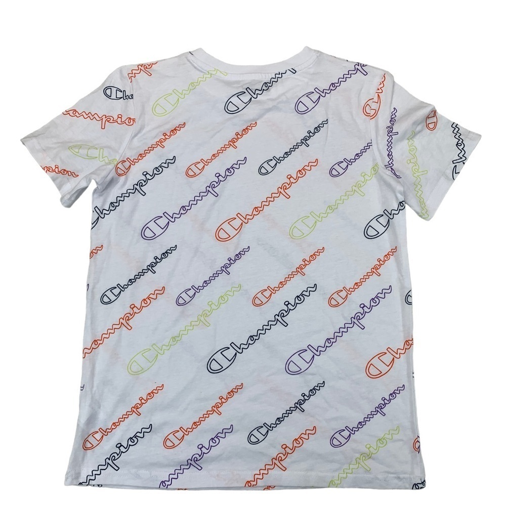 Champion Big Boys Open Diagonal Script T-shirt XL